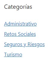 Categoria publicaciones