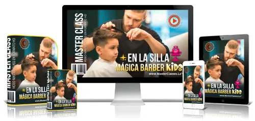 Maquillaje-Peluquería 24 3.01.23 Silla magica barber kids
