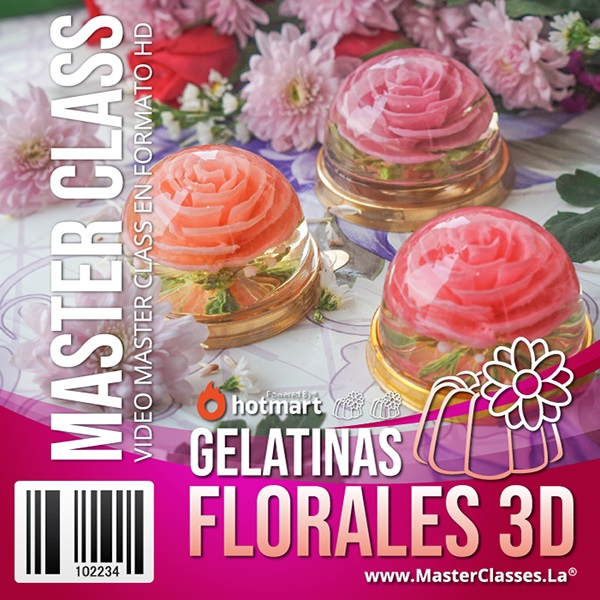 Postres y Chocolates 21 5.5.19 Gelatinas Florales