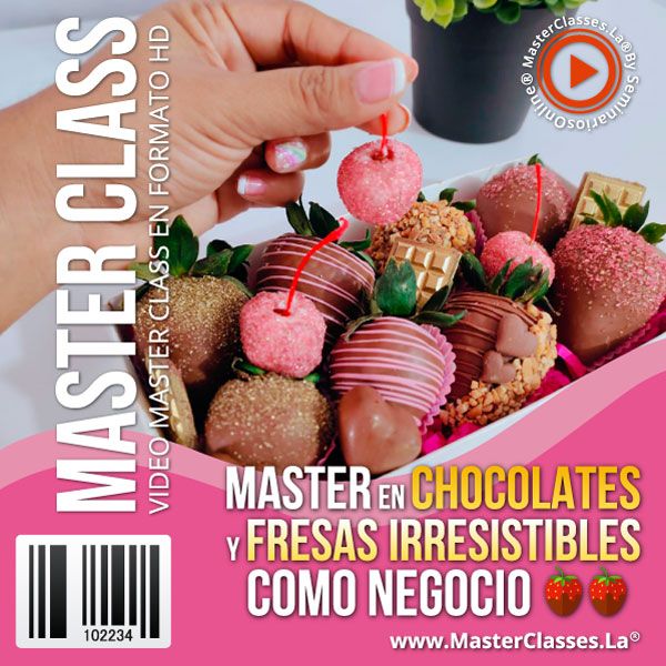 Postres y Chocolates 26 5.5.24 Master Chocolate Fresas
